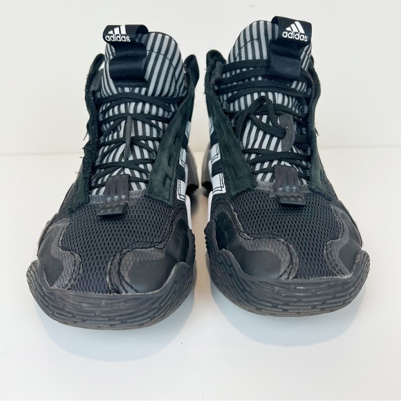 Adidas Exhibit B Candace Parker Mid Basketball Shoes Carbon Black Size 8 - Picture 2 of 9